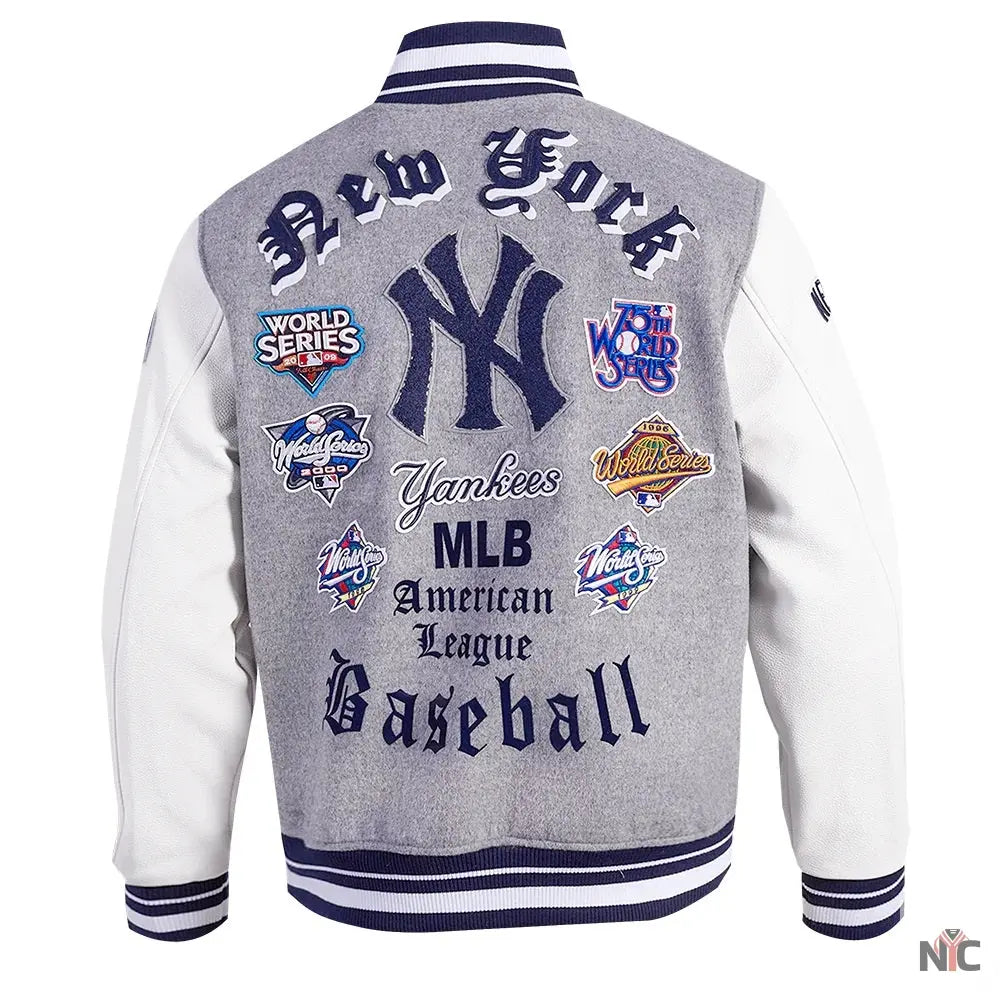 New York Yankees Old English Varsity Jacket