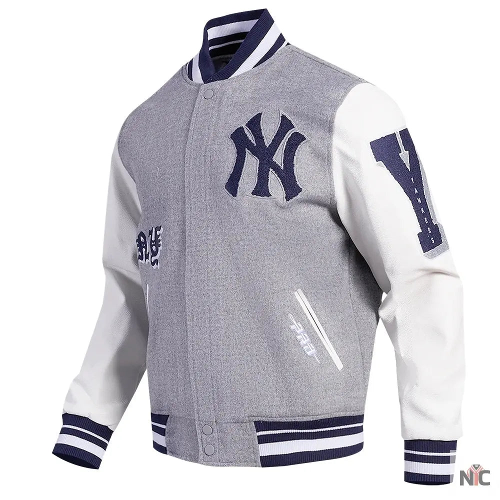 New York Yankees Old English Varsity Jacket