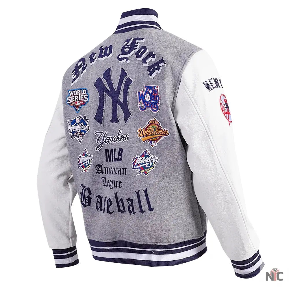 New York Yankees Old English Varsity Jacket