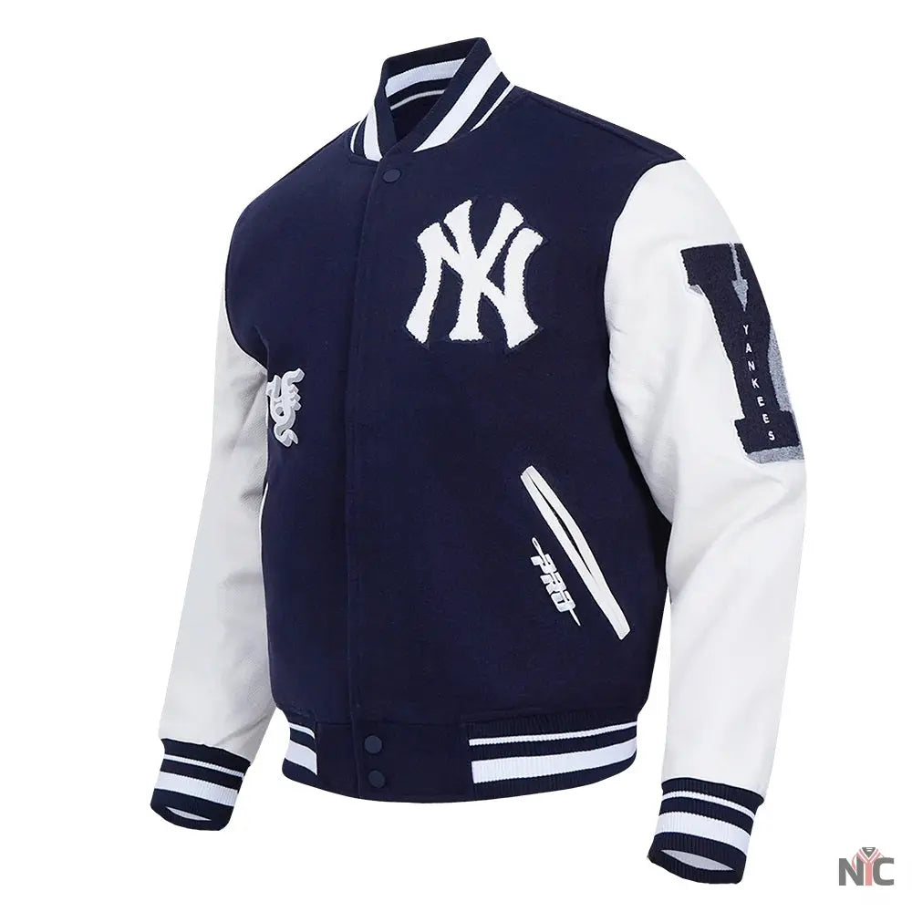 New York Yankees Old English Varsity Jacket