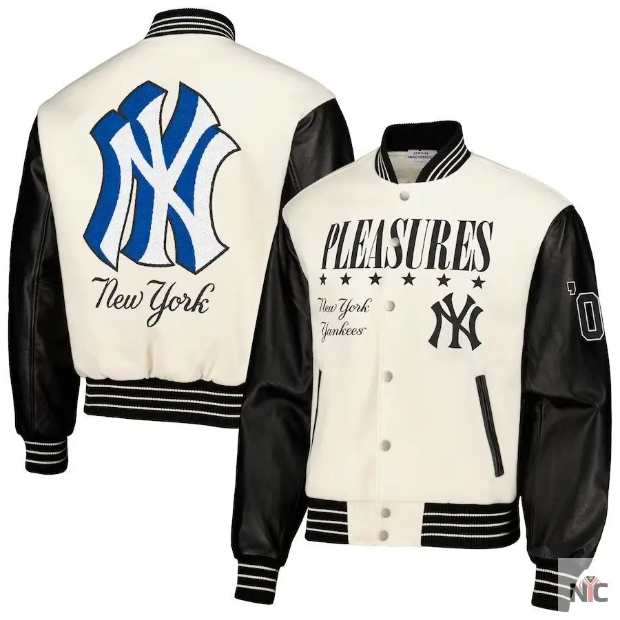 New York Yankees Pleasures Full-snap Jacket