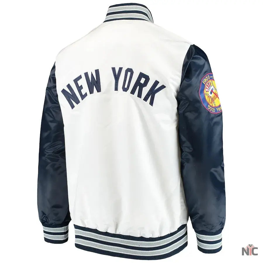 New York Yankees The Legend White Satin Jacket