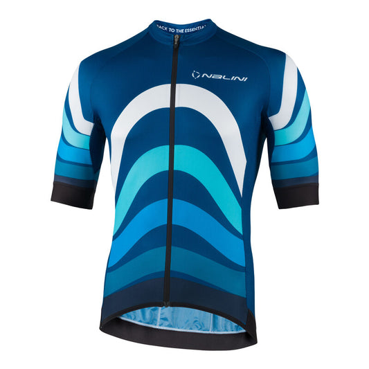 Nalini STRIPES Men's Cycling Jersey (Blue) M, 2XL