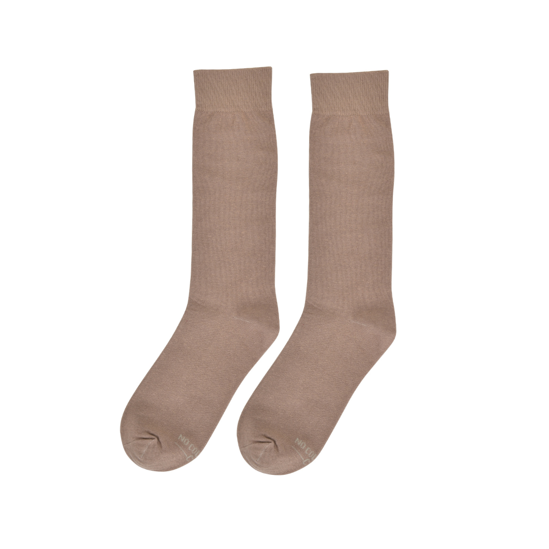 Solid Taupe Socks