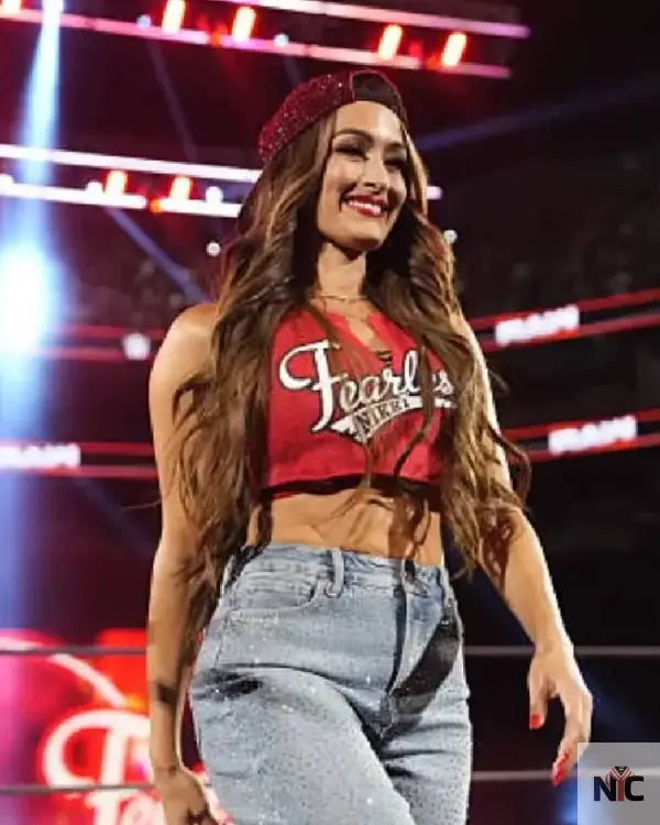Nikki Bella Monday Night RAW Fearless Nikki Red Top