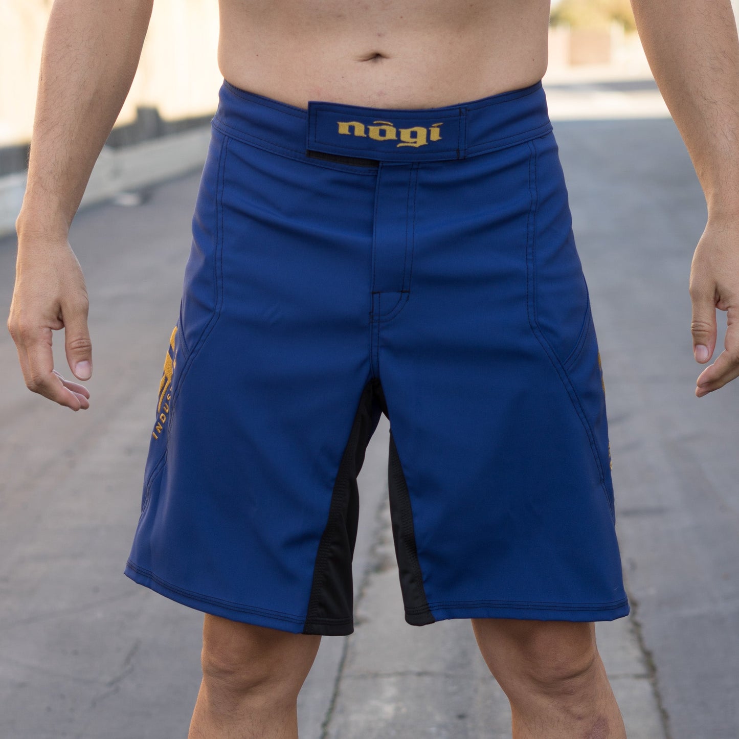Phantom 3.0 Fight Shorts - Navy Blue/Bronze - MADE IN USA