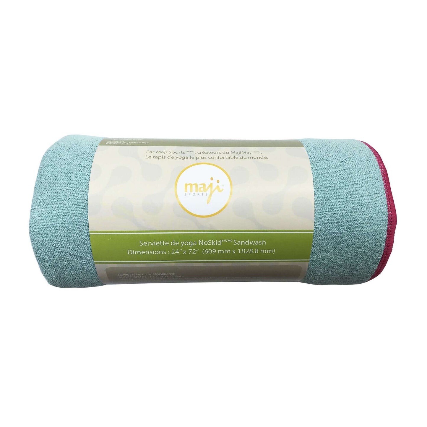 NoSkid Sand-Washed Yoga Mat Towel