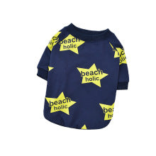 Star Print Dog Sweatshirt + Cozy Fit & Beach Holic Style