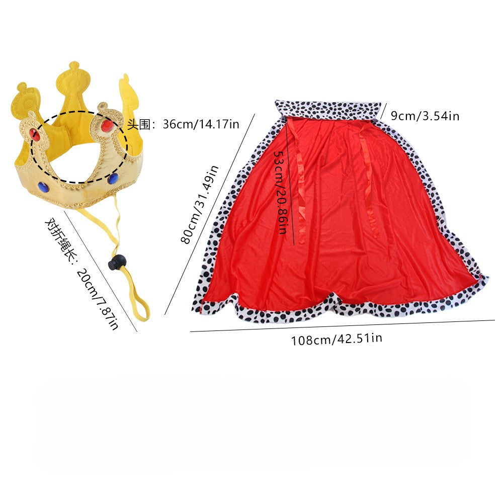 Dog Royal Cape & Crown Set