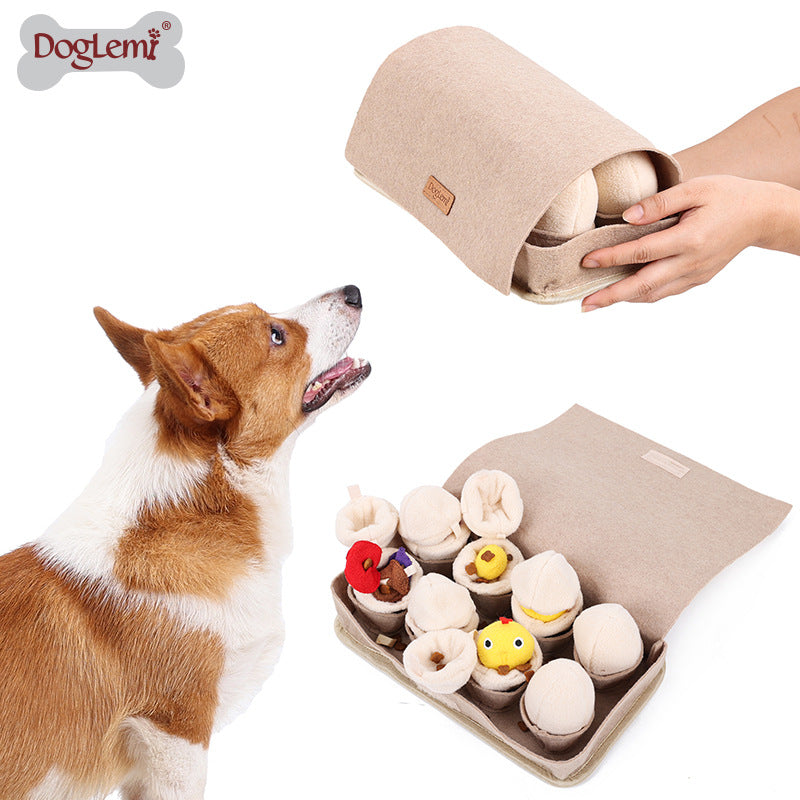 Dog toy eggs