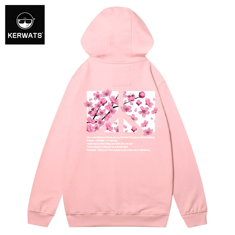 Kerwats Loose plus Size Large Size Hoodies for Men Women Hoodie