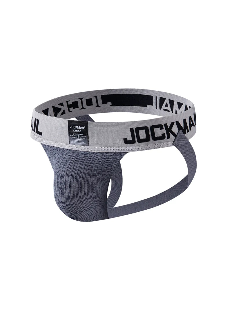 Jockmail Men’s Mesh Breathable Jockstrap Underwear – Sheer Mesh Style