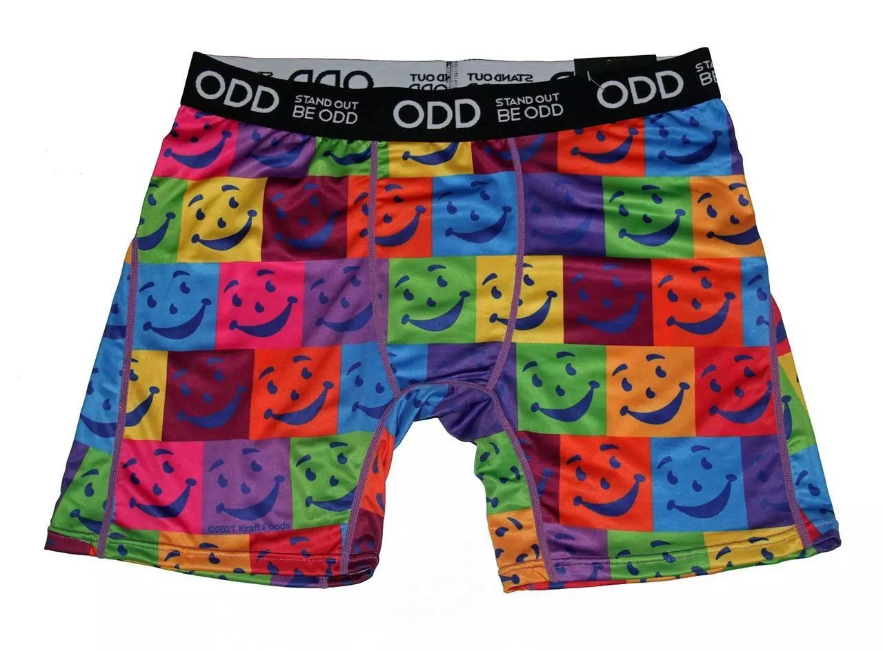 Odd Kool Aid Logo, Men's Multicolor Boxer Briefs (Large)
