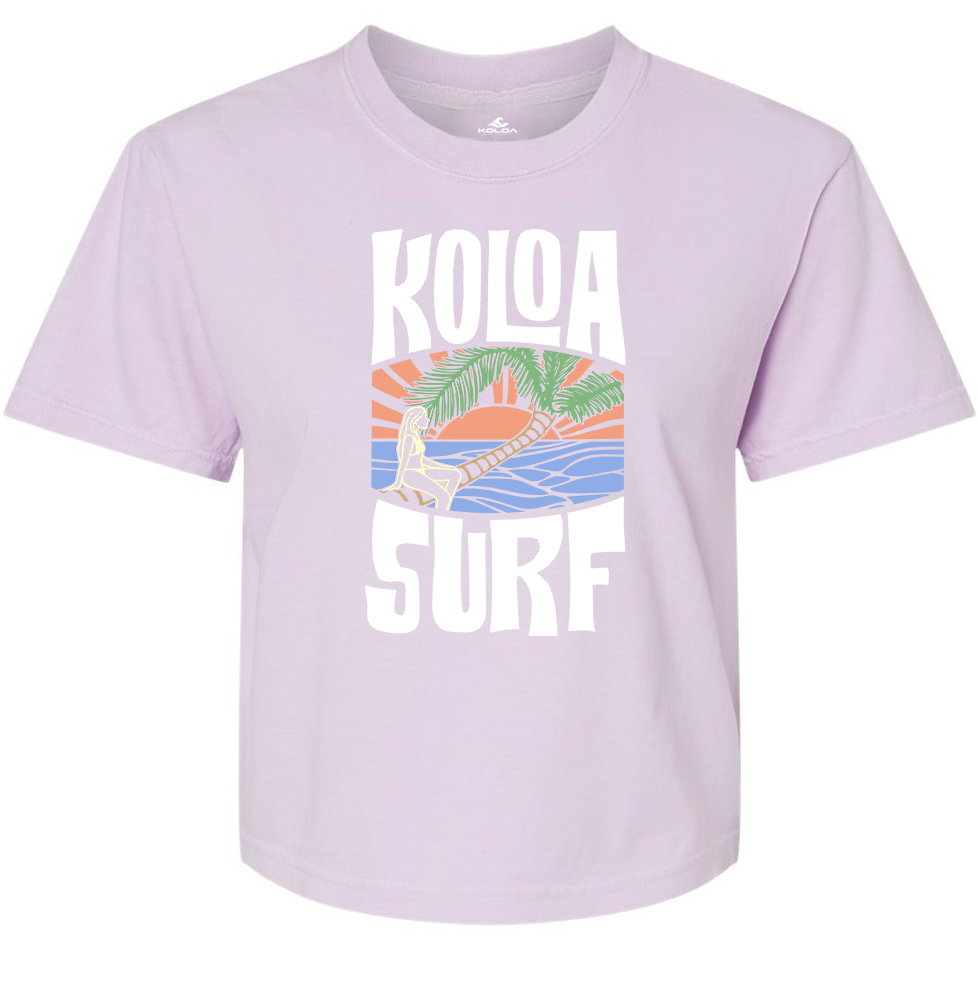 Koloa Vacation Trip Heavyweight Boxy T-Shirt