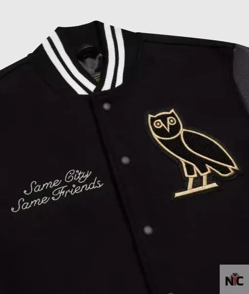 OVO Same City Same Friends Varsity Jacket