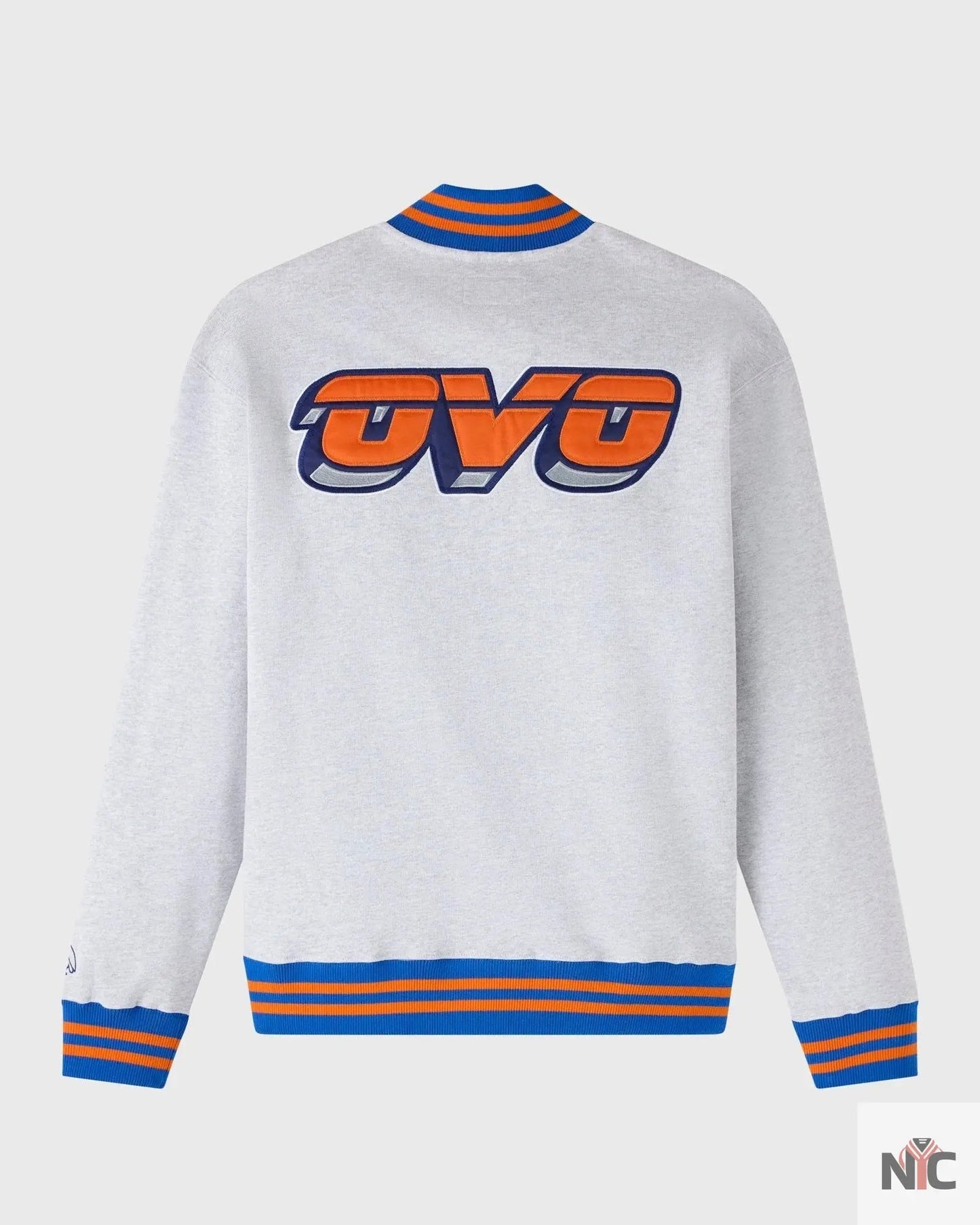 OVO X NBA New York Knicks Quarter-zip Mockneck Sweatshirt