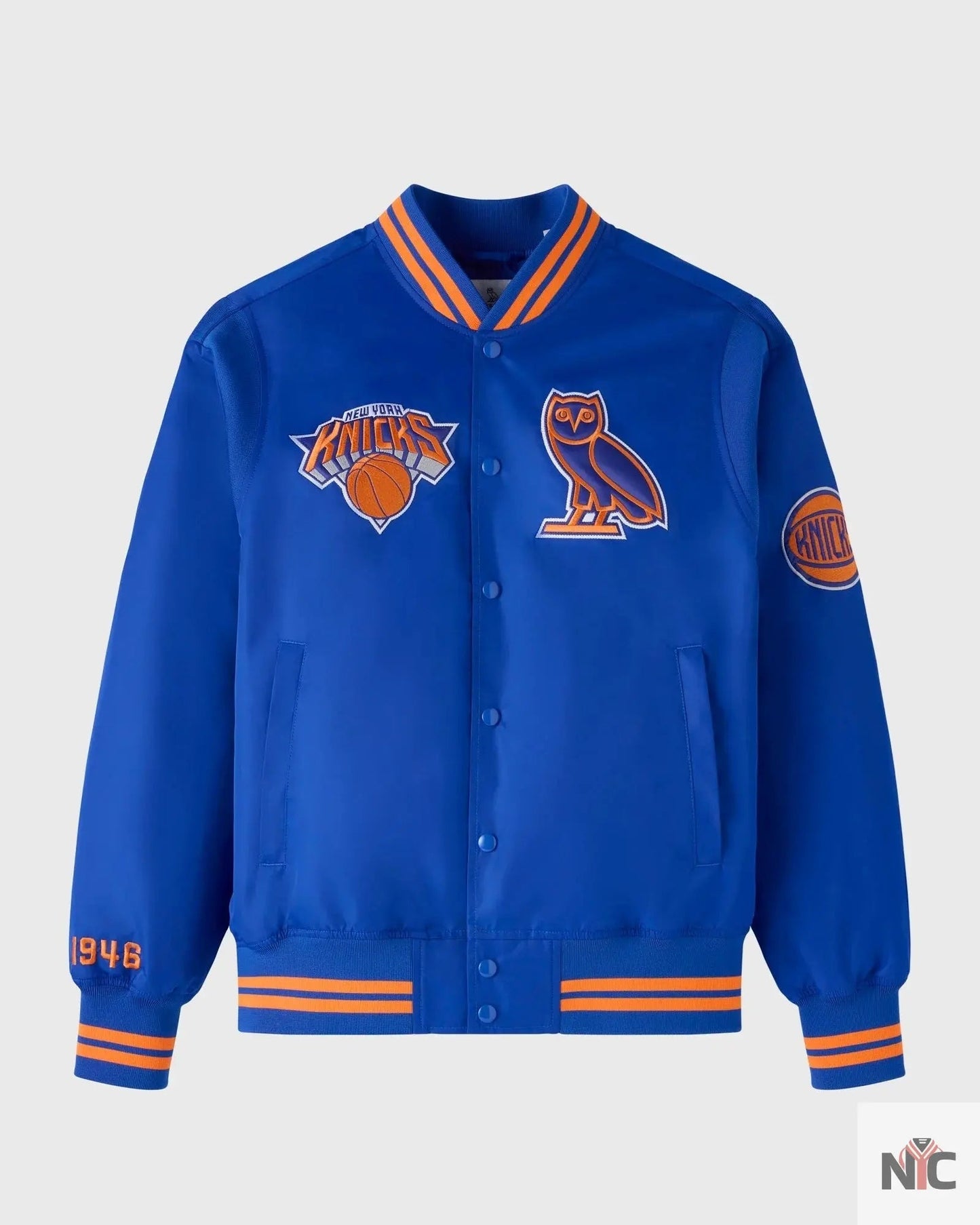 OVO X NBA New York Knicks Varsity Jacket