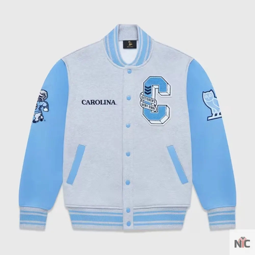 OVO X NCAA Collab Drake Limited Edition North Carolina Jacket