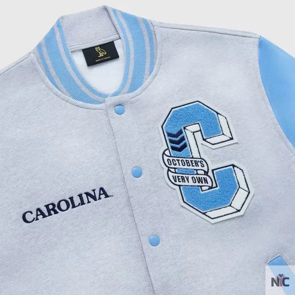 OVO X NCAA Collab Drake Limited Edition North Carolina Jacket