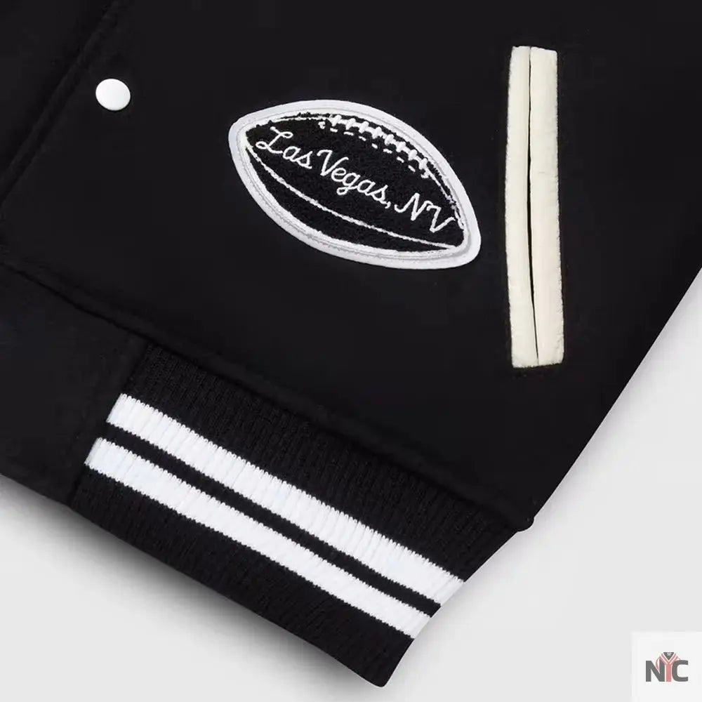 OVO X NFL Las Vegas Raiders Varsity Jacket