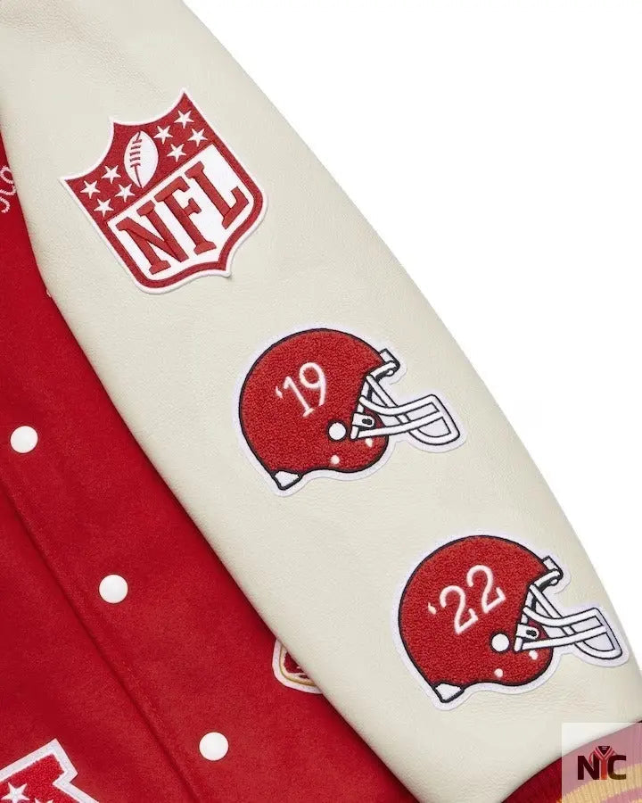 OVO x NFL Kansas City Chiefs Varsity Jacket