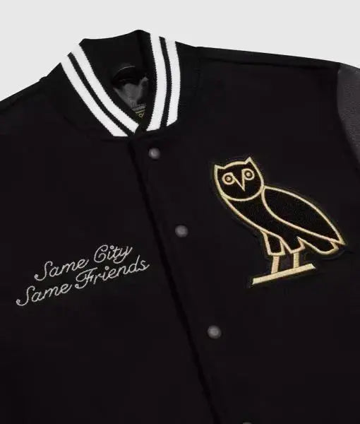 OVO Same City Same Friends Varsity Jacket
