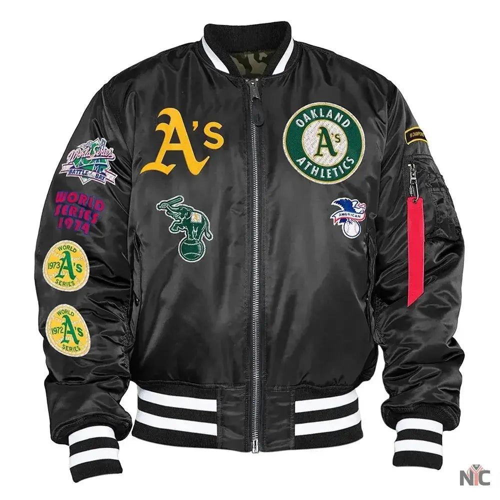 Oakland Athletics Bomber MA-1 Jacket