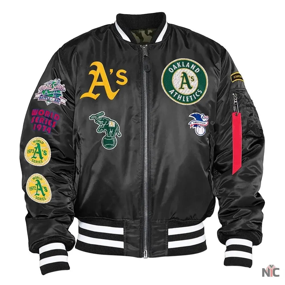 Oakland Athletics Bomber MA-1 Jacket