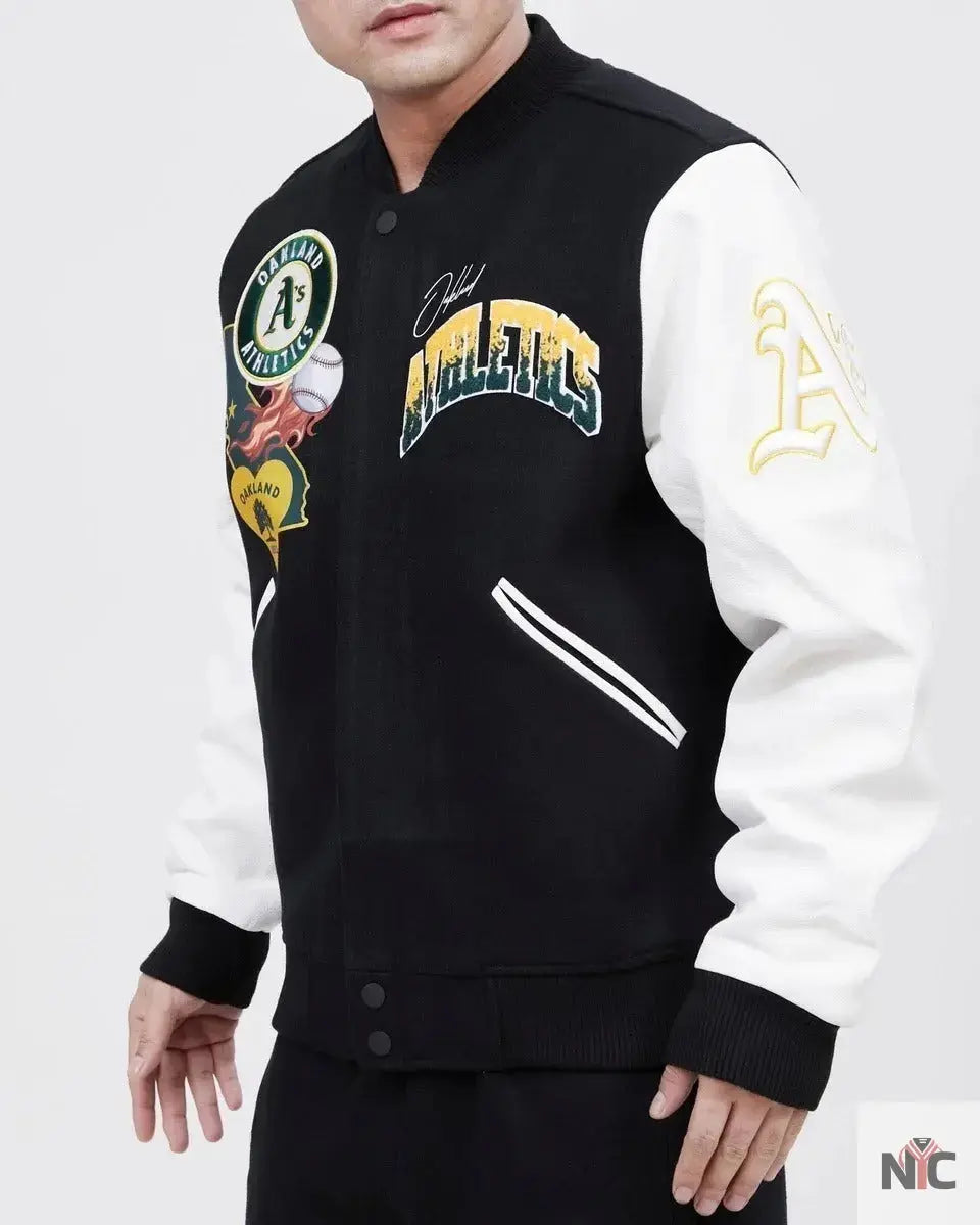 Oakland Athletics Home Town Wool Varsity Jacket
