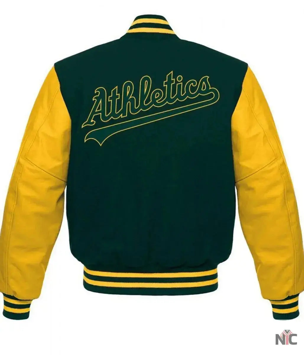 Oakland Athletics MLB Letterman Jacket