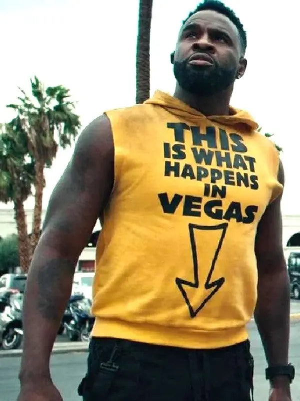 This Is What Happens In Vegas Obliterated Yellow Hoodie