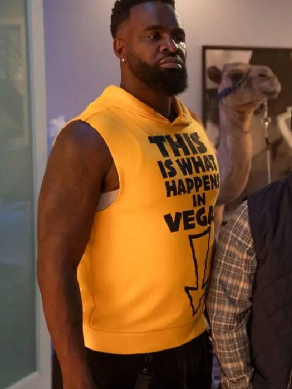 This Is What Happens In Vegas Obliterated Yellow Hoodie