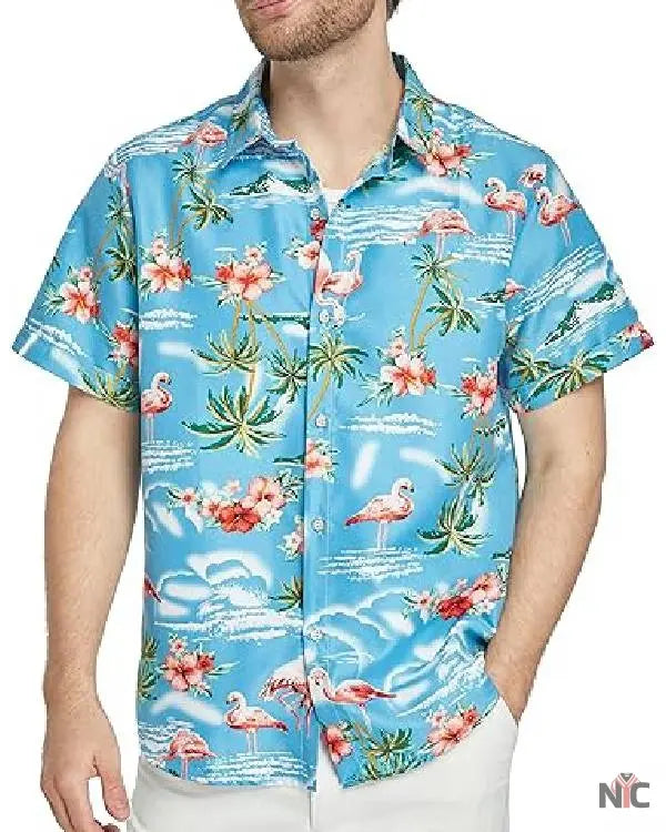 Ocean Front Property Hunt Flamingo Shirt