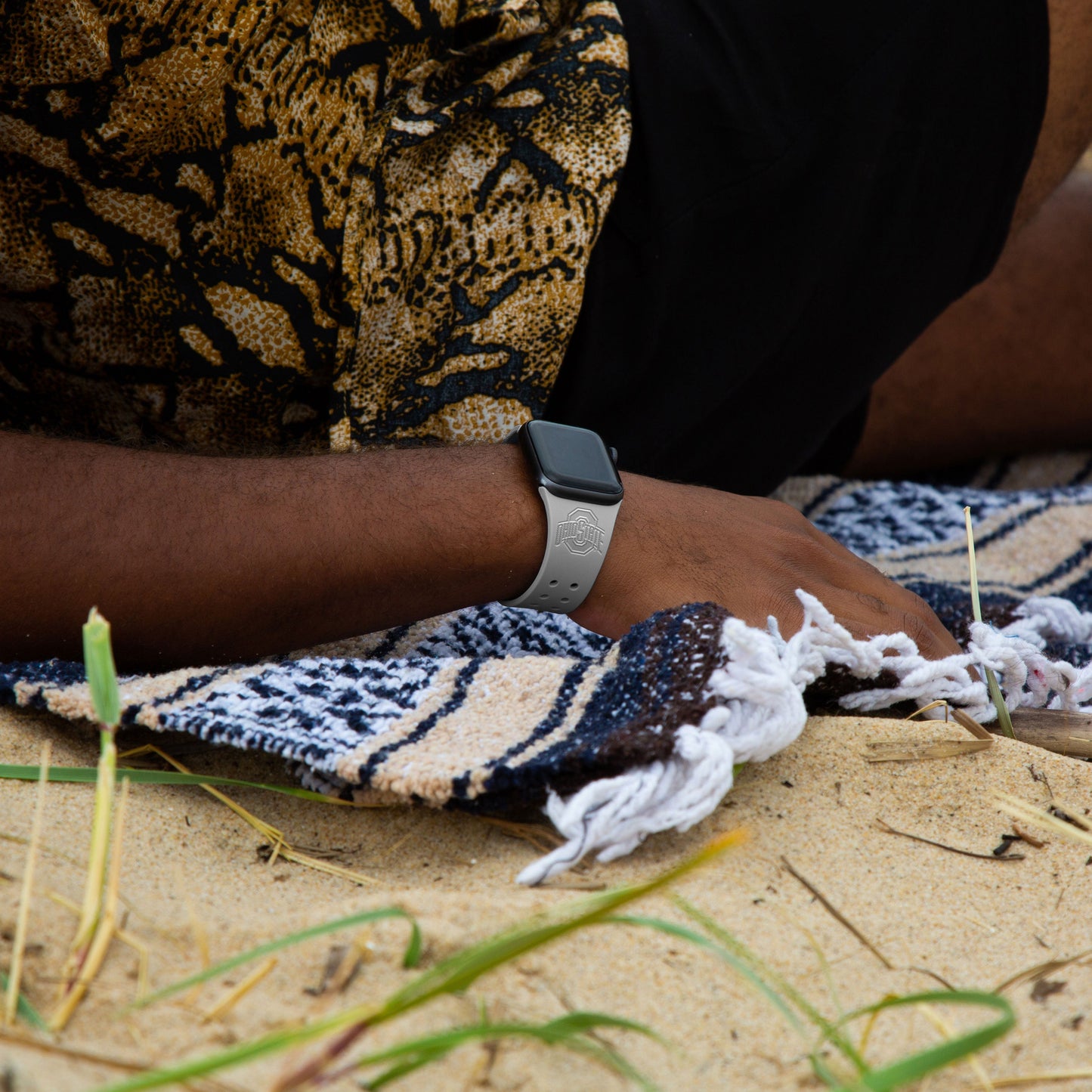 Ohio State Buckeyes Engraved Apple Watch Band