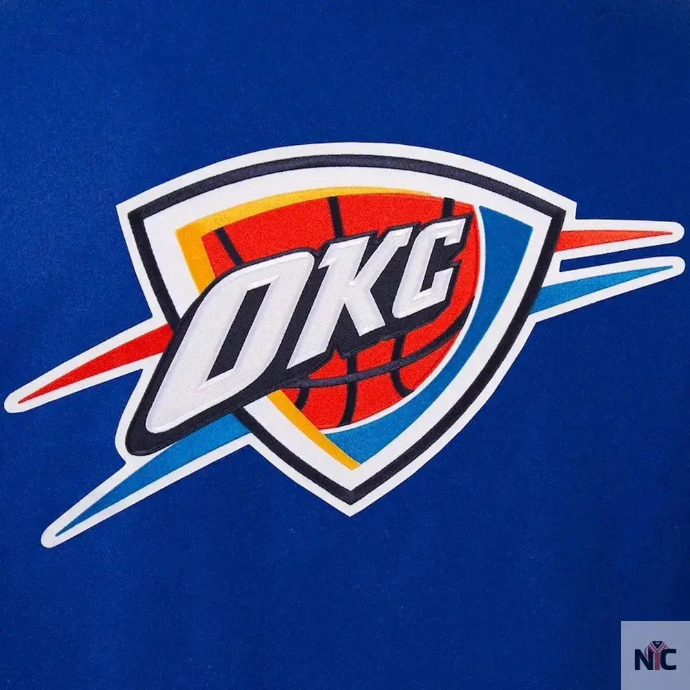 Oklahoma City Thunder Varsity Royal Blue Wool Jacket