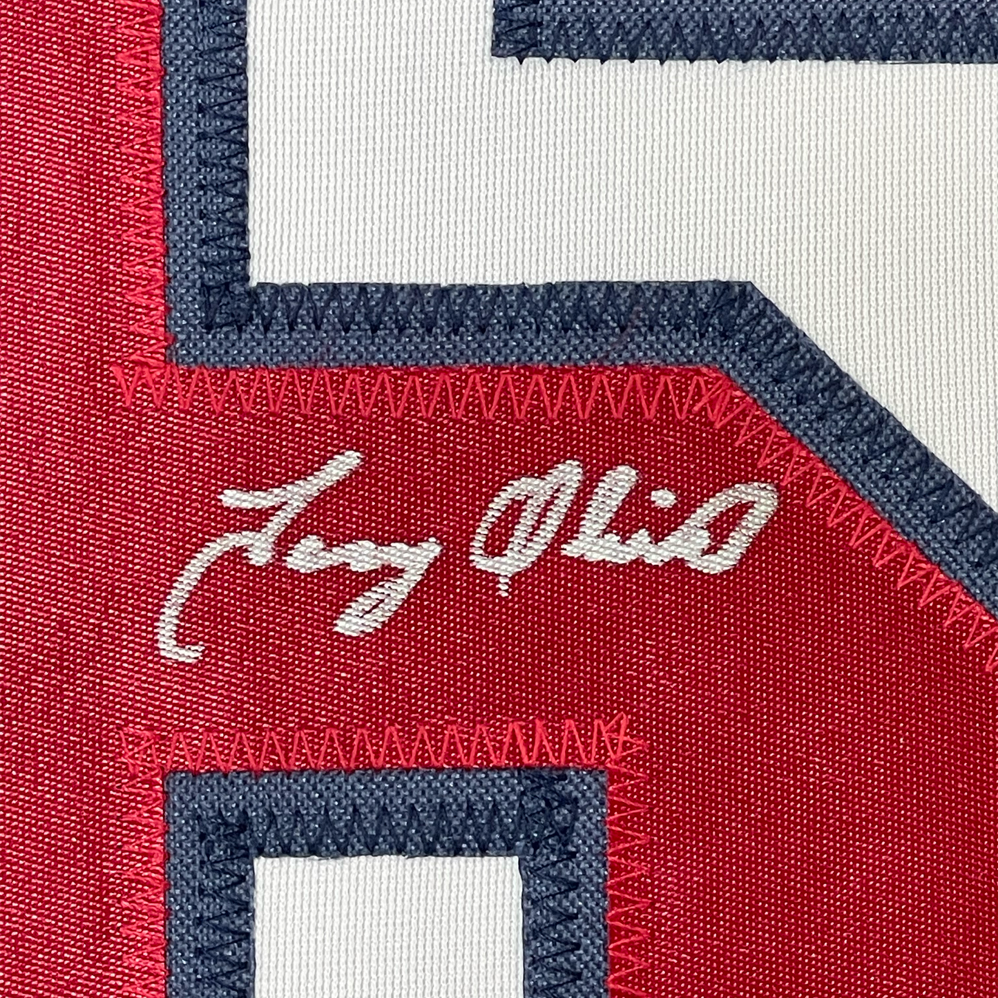 Framed Autographed/Signed Tony Oliva 35x39 Minnesota White Baseball Jersey Beckett BAS COA