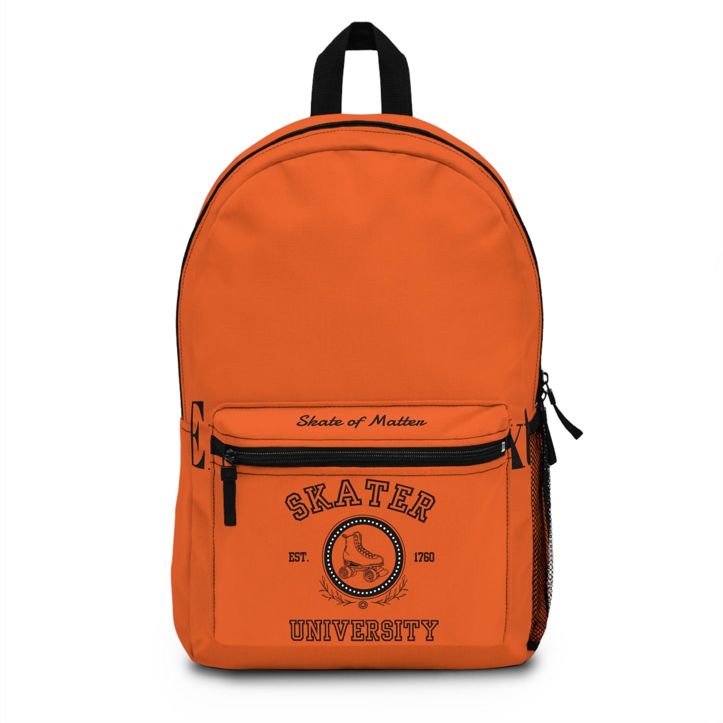 Orange Skater University Backpack