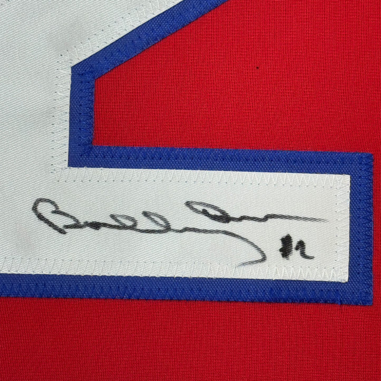 Framed Autographed/Signed Bobby Orr 35x39 Oshawa Red Hockey Jersey JSA COA