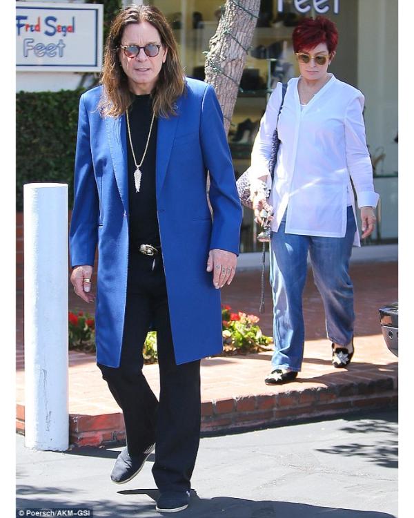 Ozzy Osbourne Royal Blue Overcoat