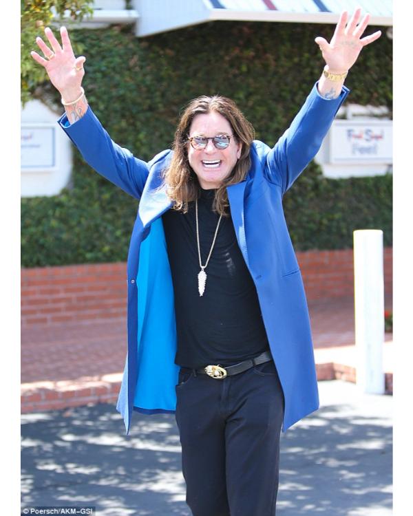Ozzy Osbourne Royal Blue Overcoat