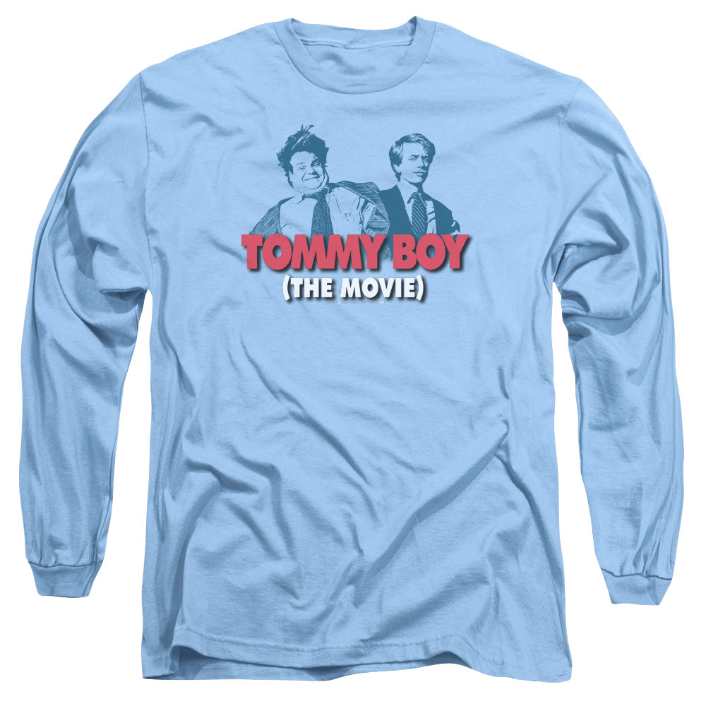 Tommy Boy Logo Mens Long Sleeve Shirt Carolina Blue Officially Licensed