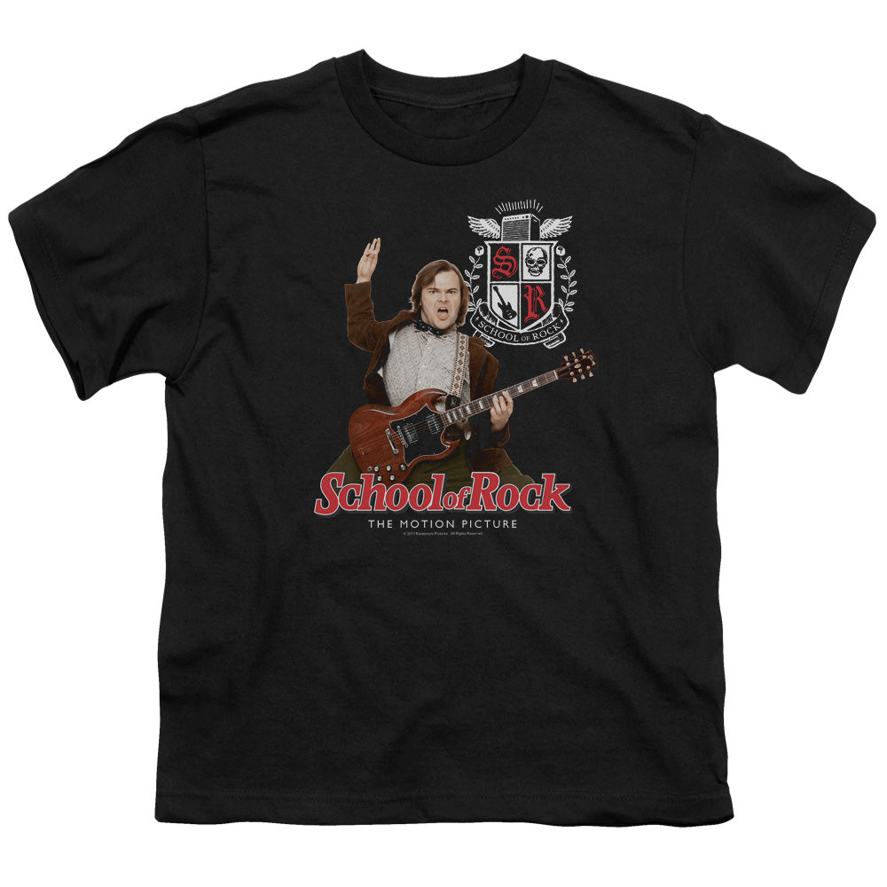 School Of Rock The Teacher Is In Kids Youth T Shirt Black Officially Licensed