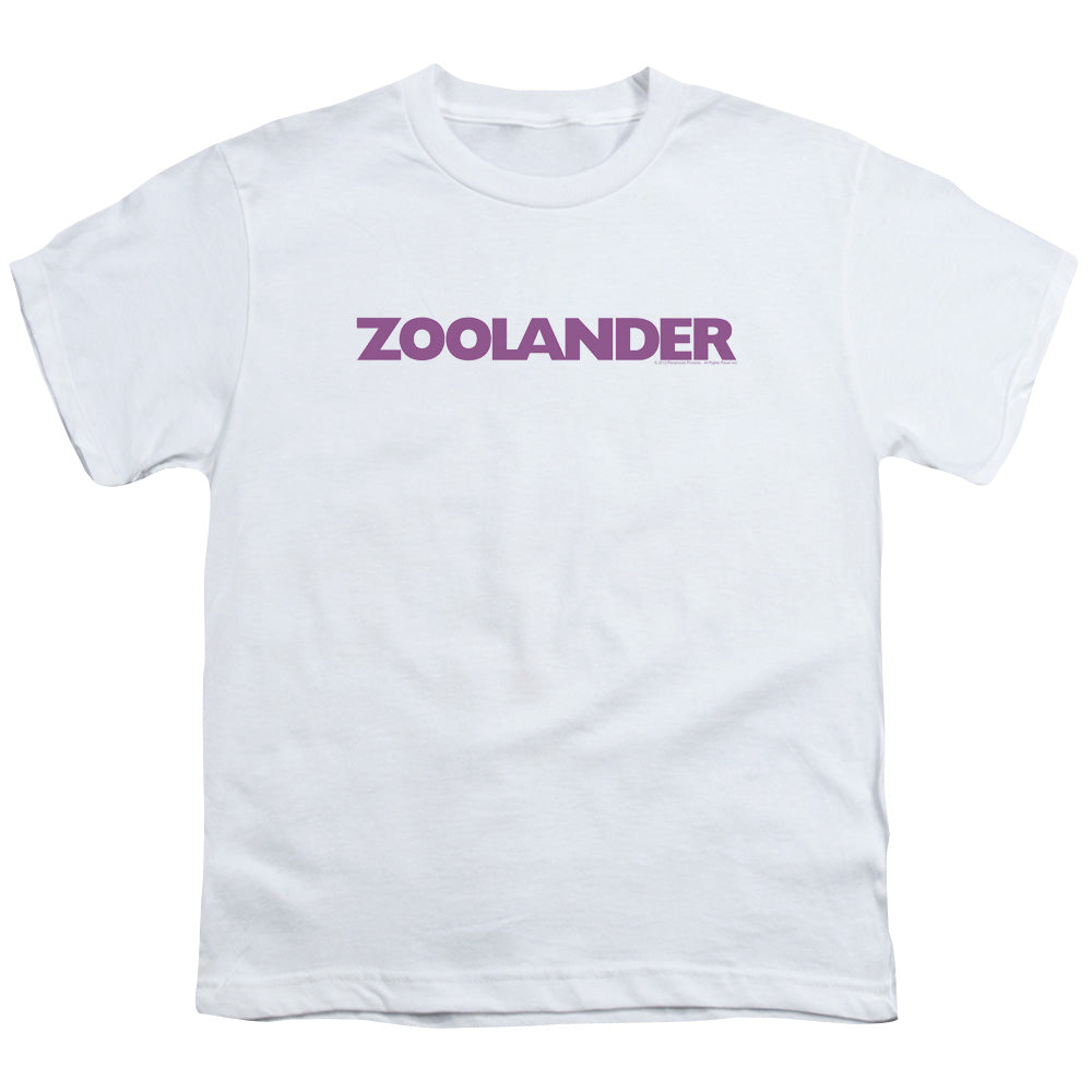 Zoolander Logo Kids Youth T Shirt White Officially Licensed