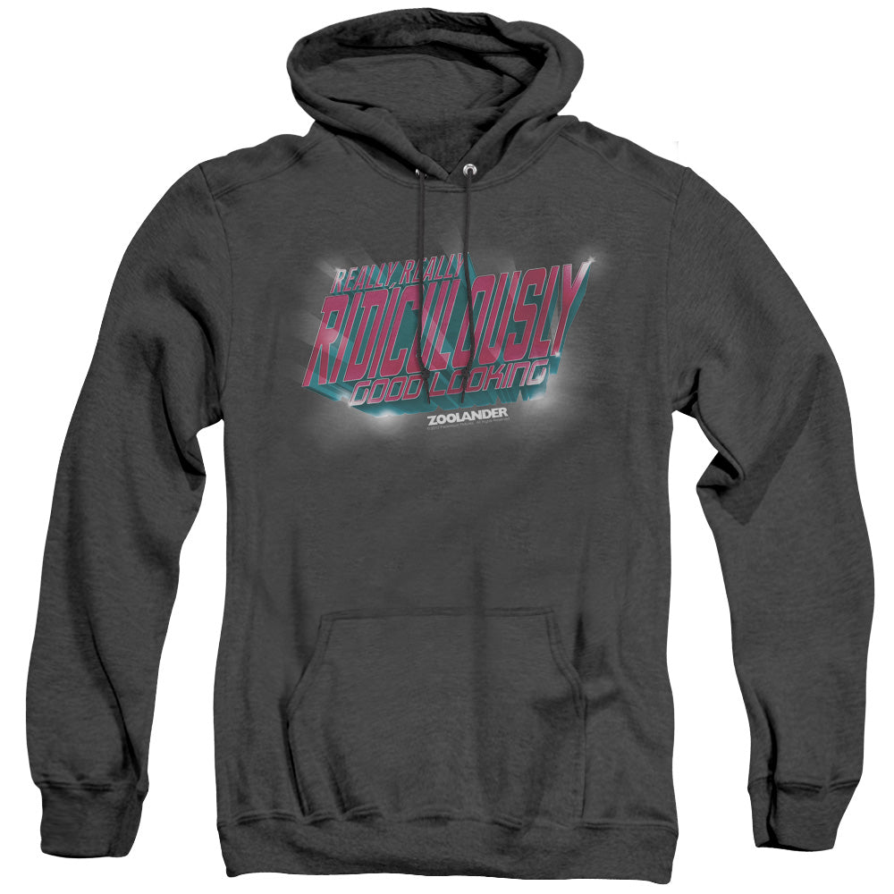 Zoolander Ridiculously Good Looking Heather Mens Hoodie Black Officially Licensed