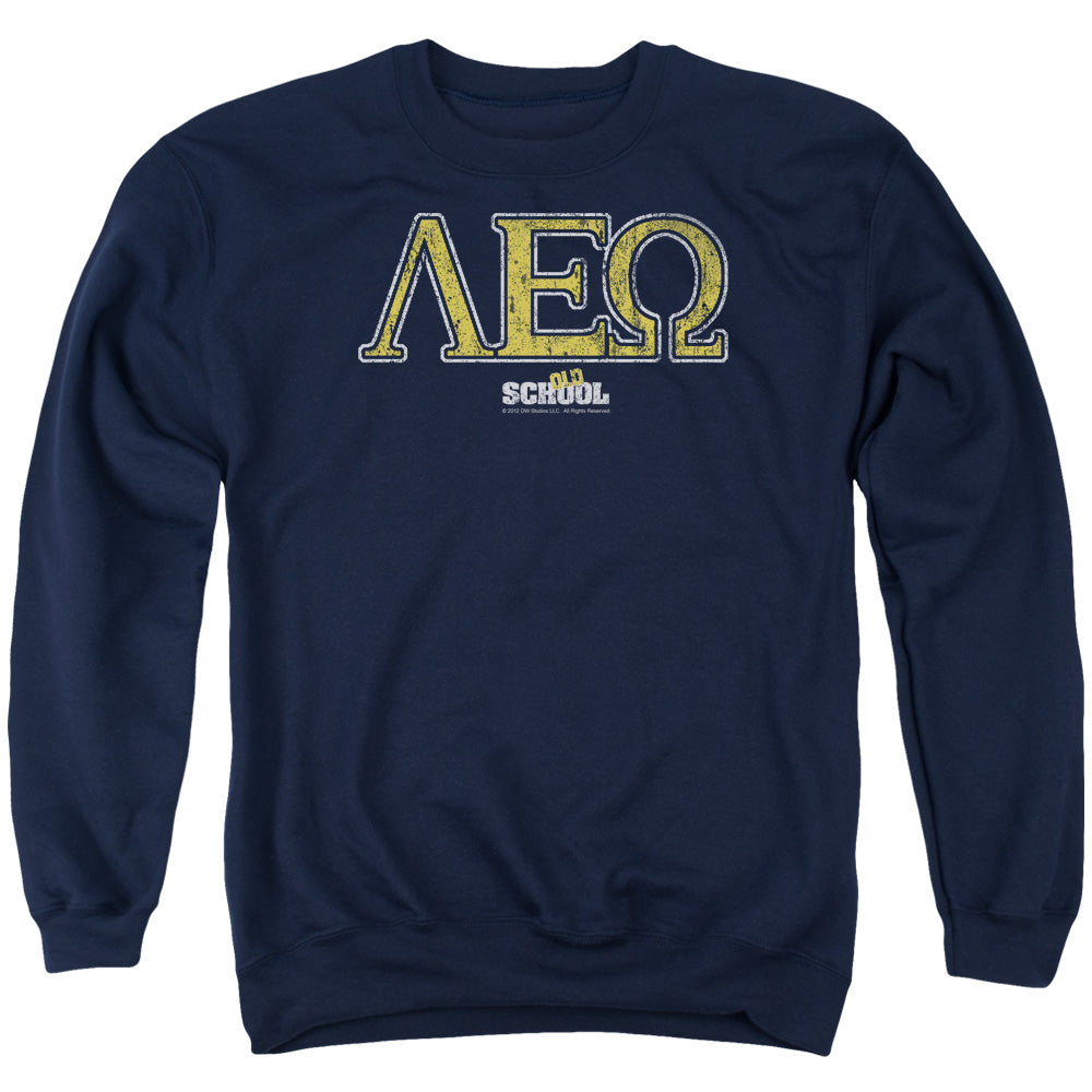 Old School Leo Mens Crewneck Sweatshirt Navy Officially Licensed