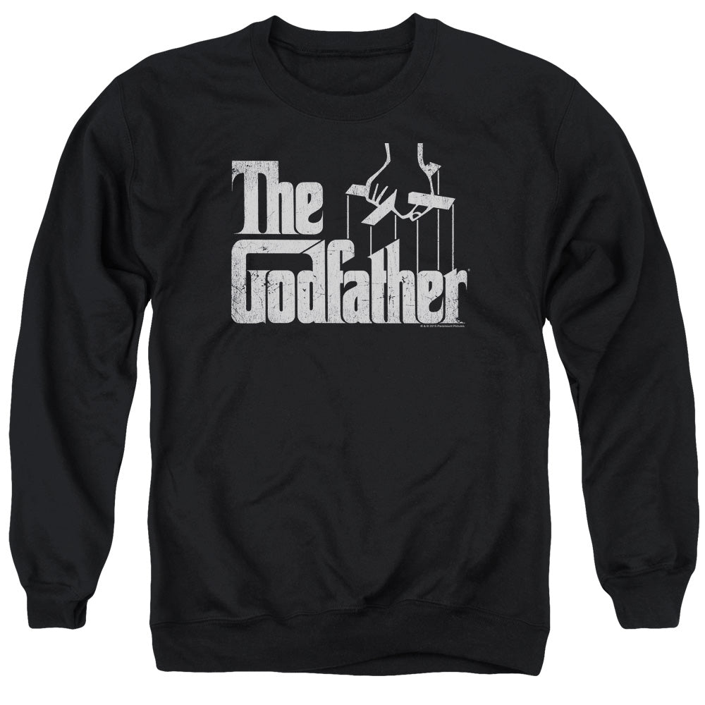 Godfather Logo Mens Crewneck Sweatshirt Black Officially Licensed