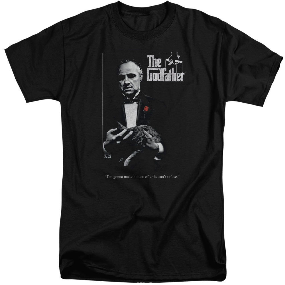 Godfather Poster Mens Tall T Shirt Black Officially Licensed