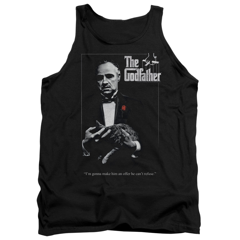Godfather Poster Mens Tank Top Shirt Black Officially Licensed