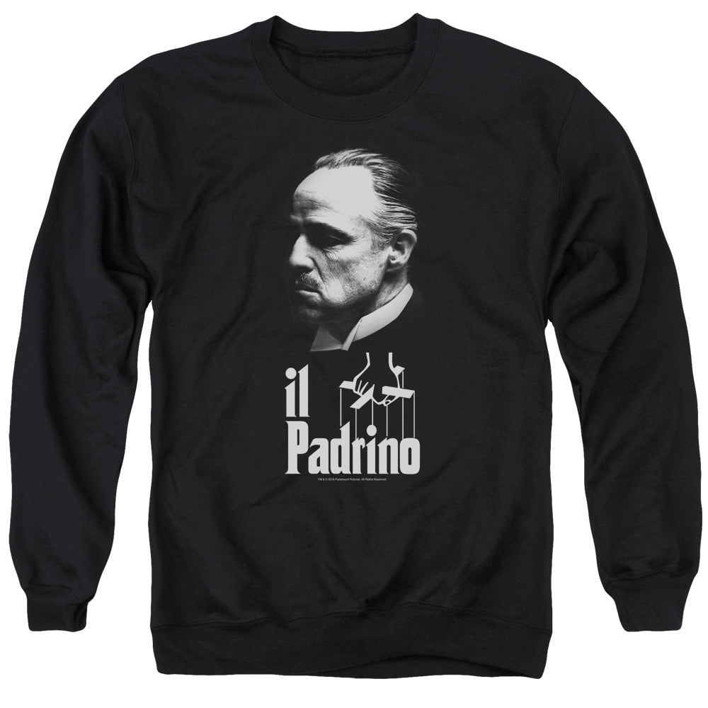 Godfather Il Padrino Mens Crewneck Sweatshirt Black Officially Licensed