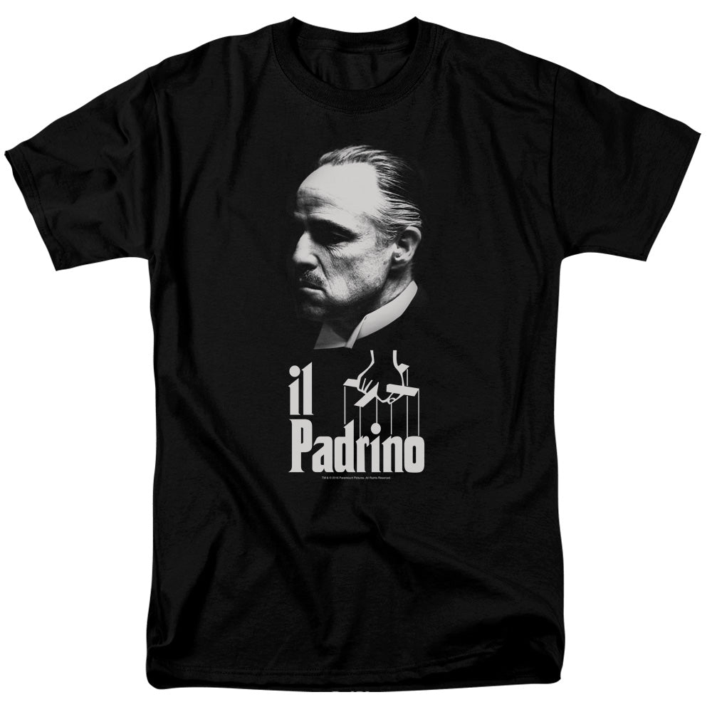The Godfather II Padrino Mens T Shirt Black Officially Licensed